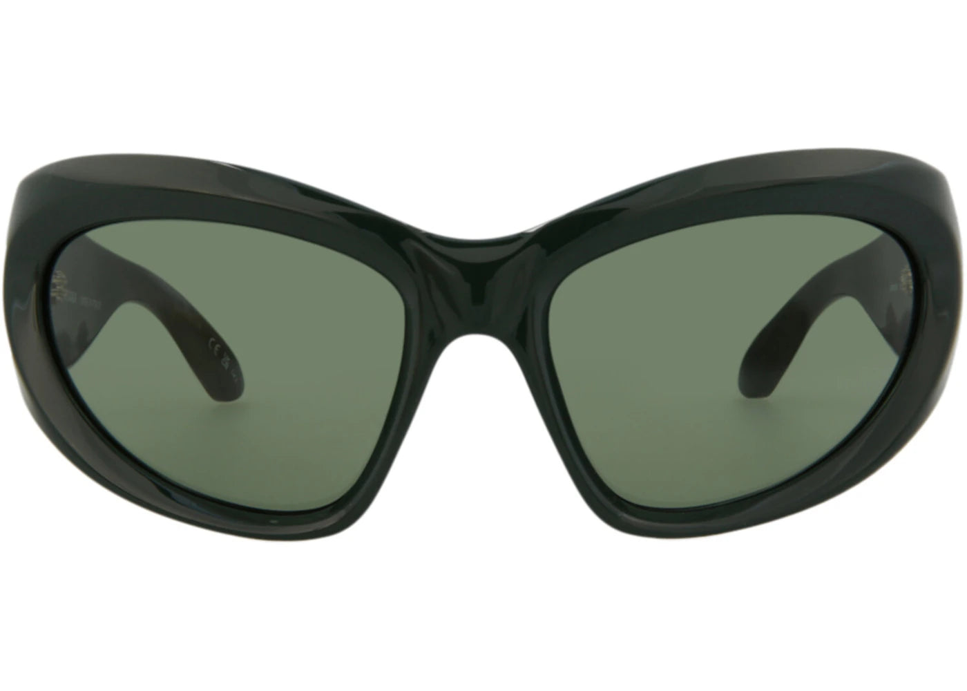 Balenciaga Shield-Frame Bio Injection Sunglasses Green/Green/Green (BB0228S-30013403-002)