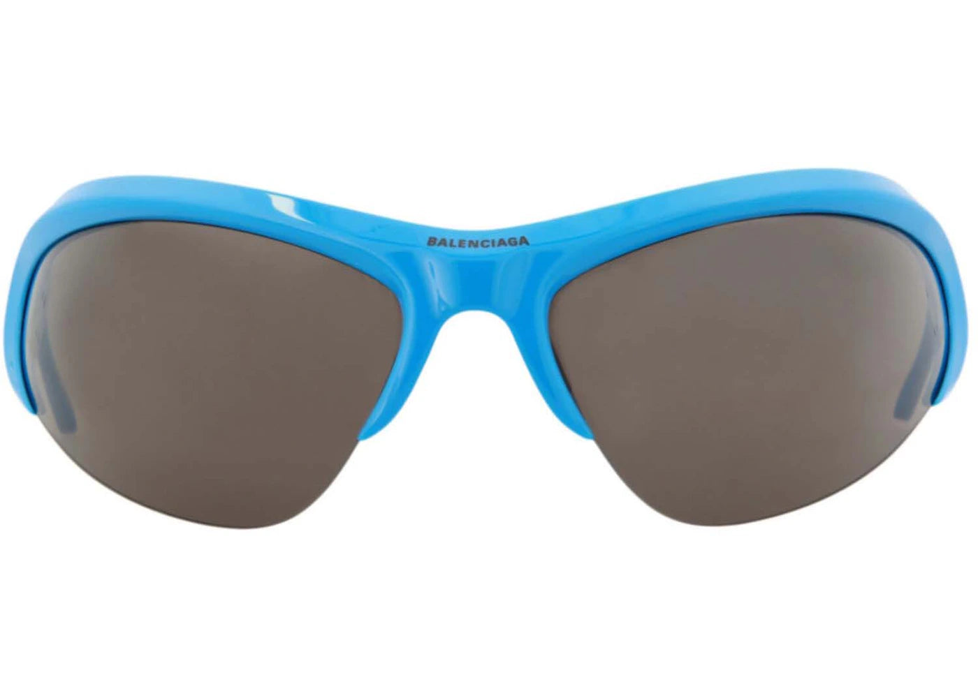 Balenciaga Shield-Frame Bio Injection Sunglasses Light Blue/Silver/Grey (BB0232S-30013513-004-40385)