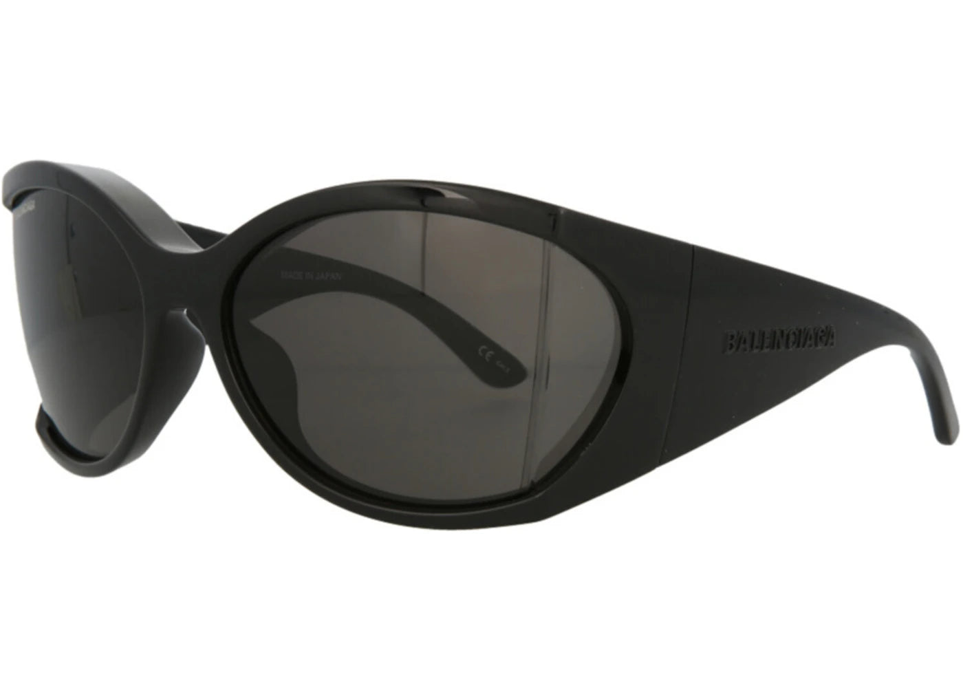 Balenciaga Shield Sunglasses Black/Black/Grey (BB0154S-30011244-001)