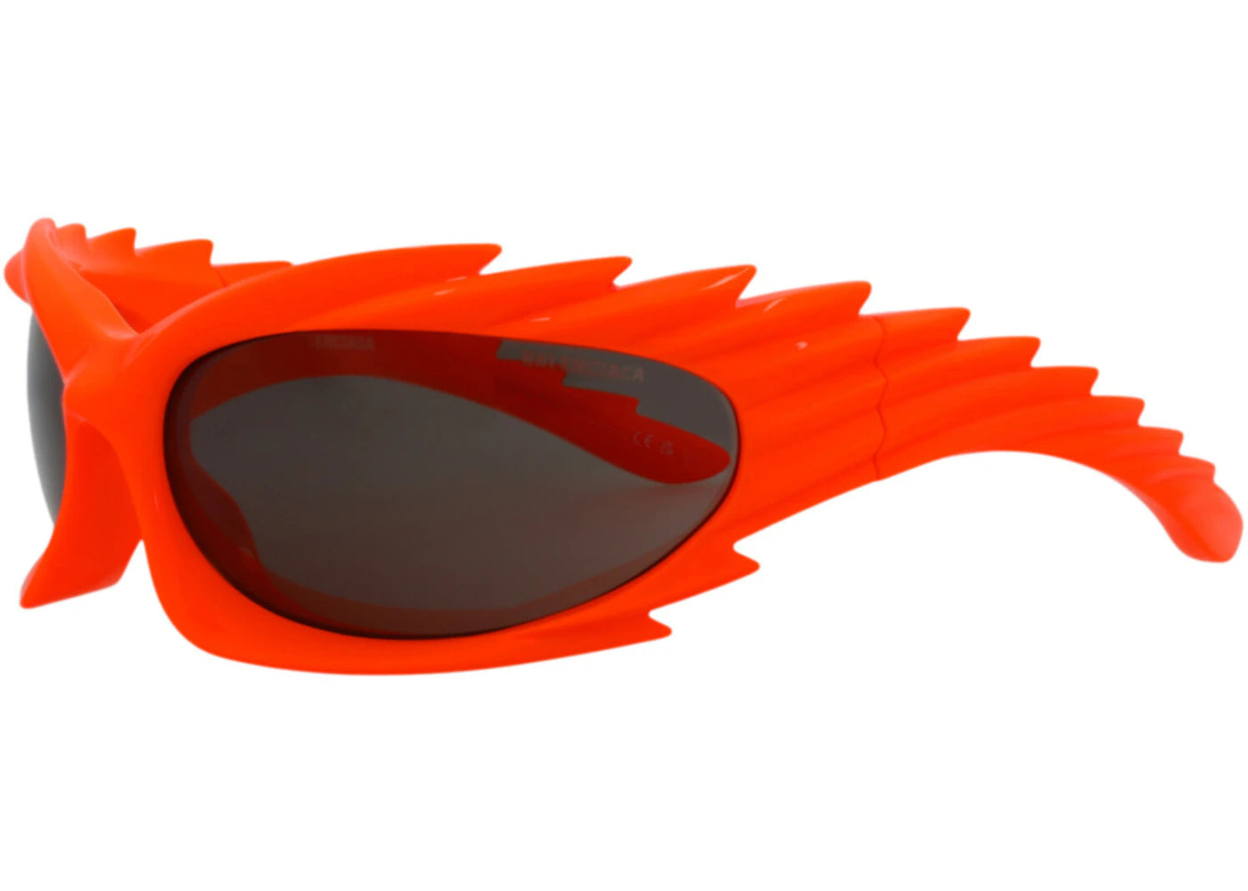 Balenciaga Shield Sunglasses Orange/Orange/Grey (BB0255S-30013967-005)