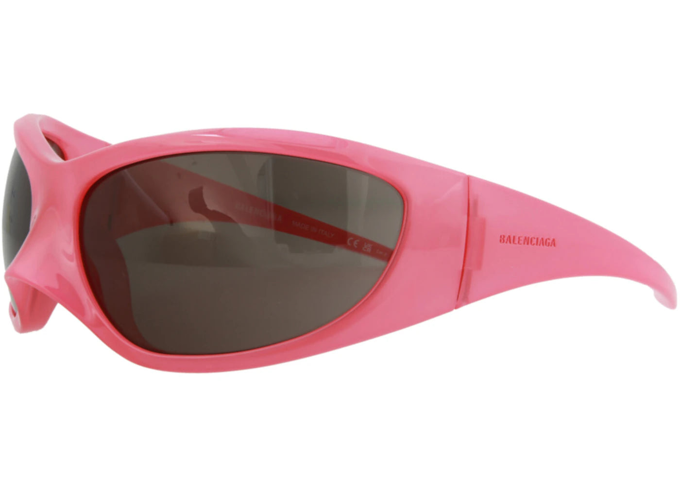 Balenciaga Shield Sunglasses Pink/Grey (BB0252S-30013804-002)