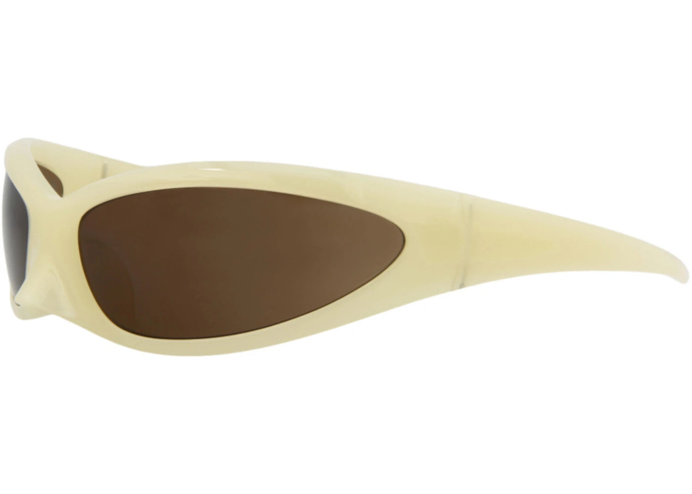 Balenciaga Shield Sunglasses Yellow/Brown (BB0251S-30013805-003)
