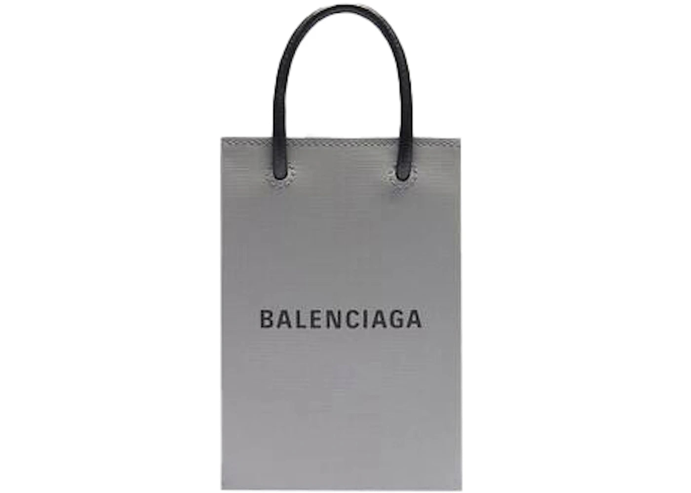 Balenciaga Shopping Phone Holder Grey