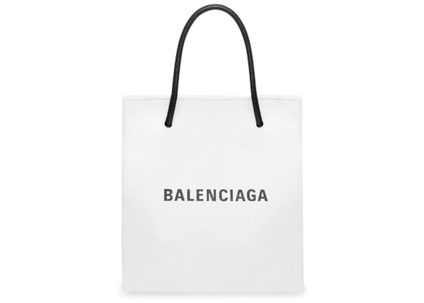 Balenciaga Shopping Tote XXS White/Black