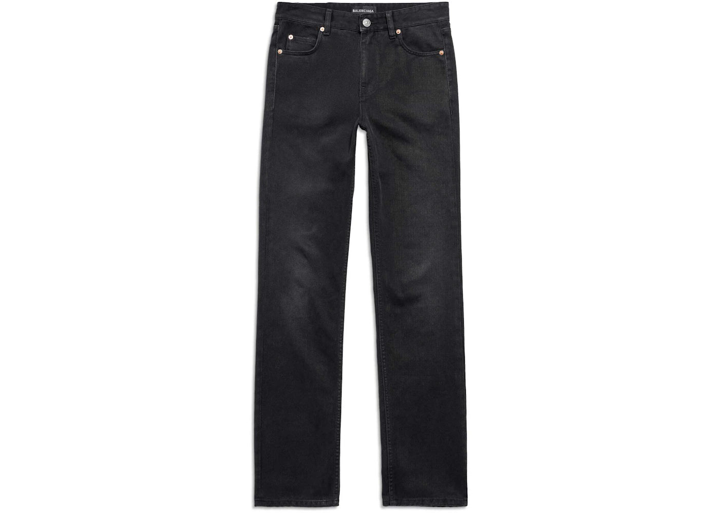 Balenciaga Slim Pants in Black Faded Black