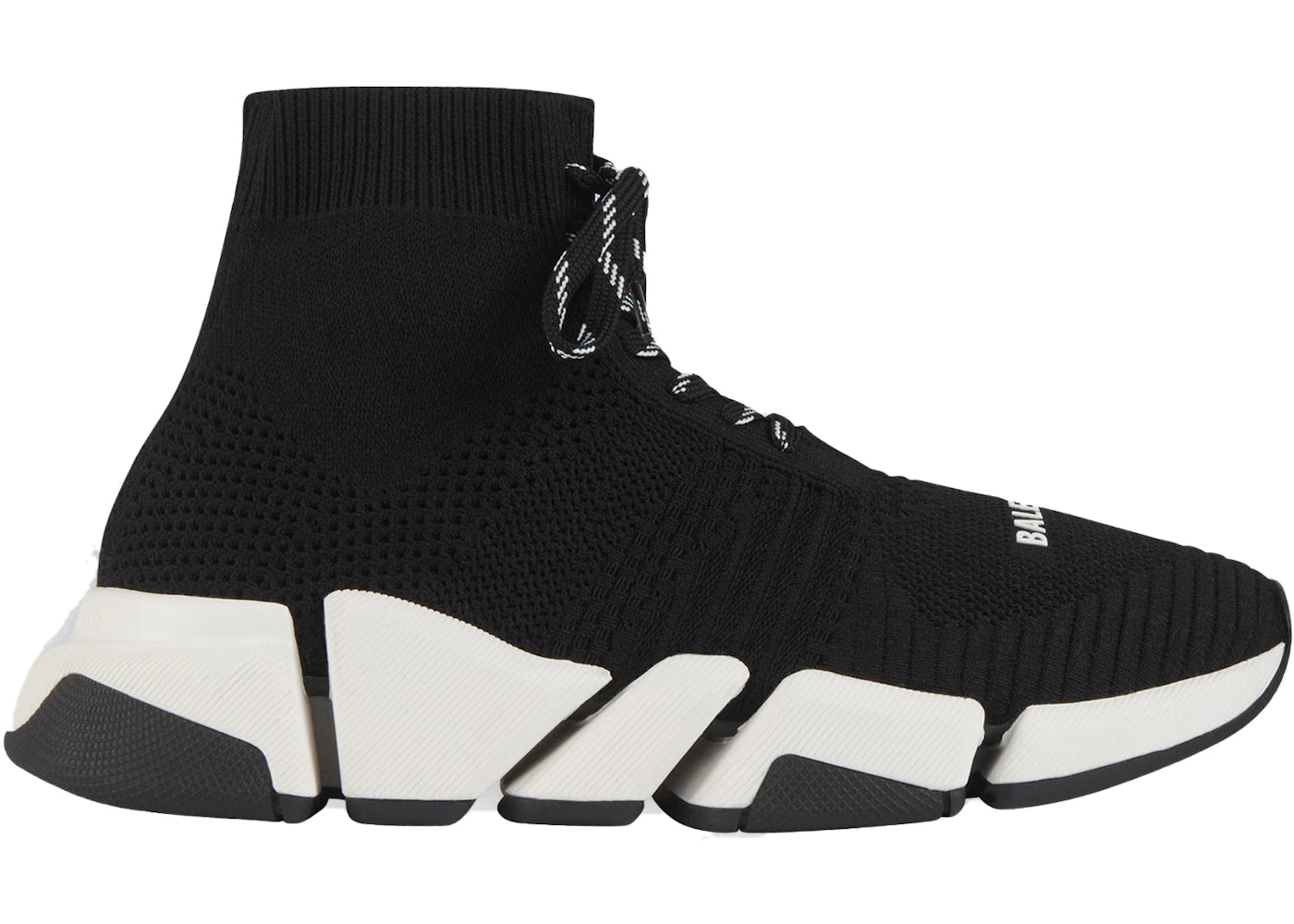 Balenciaga Speed 2.0 Lace Up Black White (Women's)