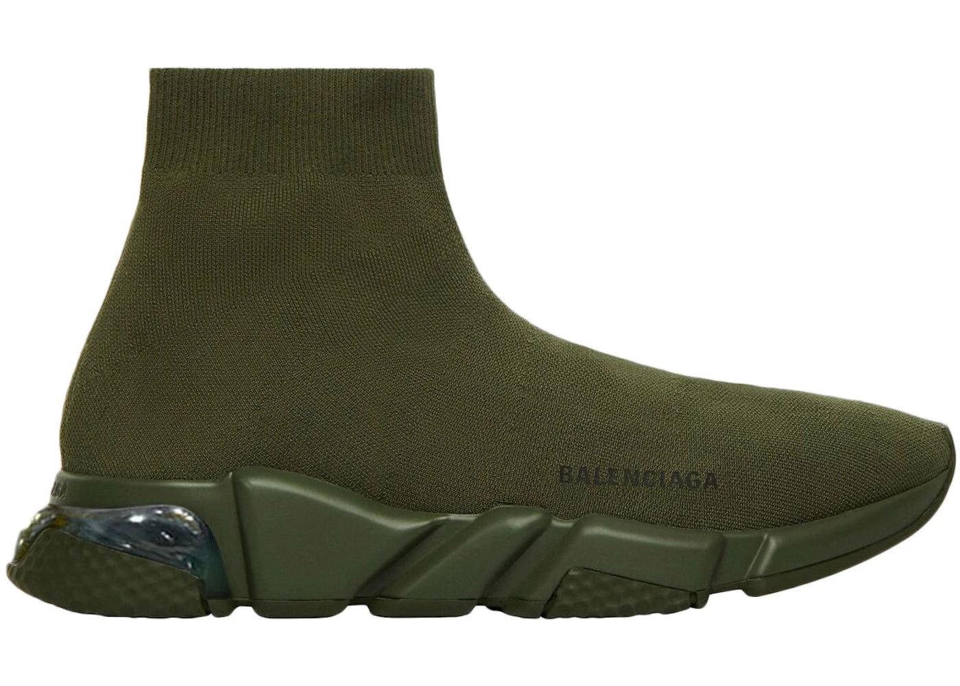 Balenciaga Speed Clear Sole Kaki