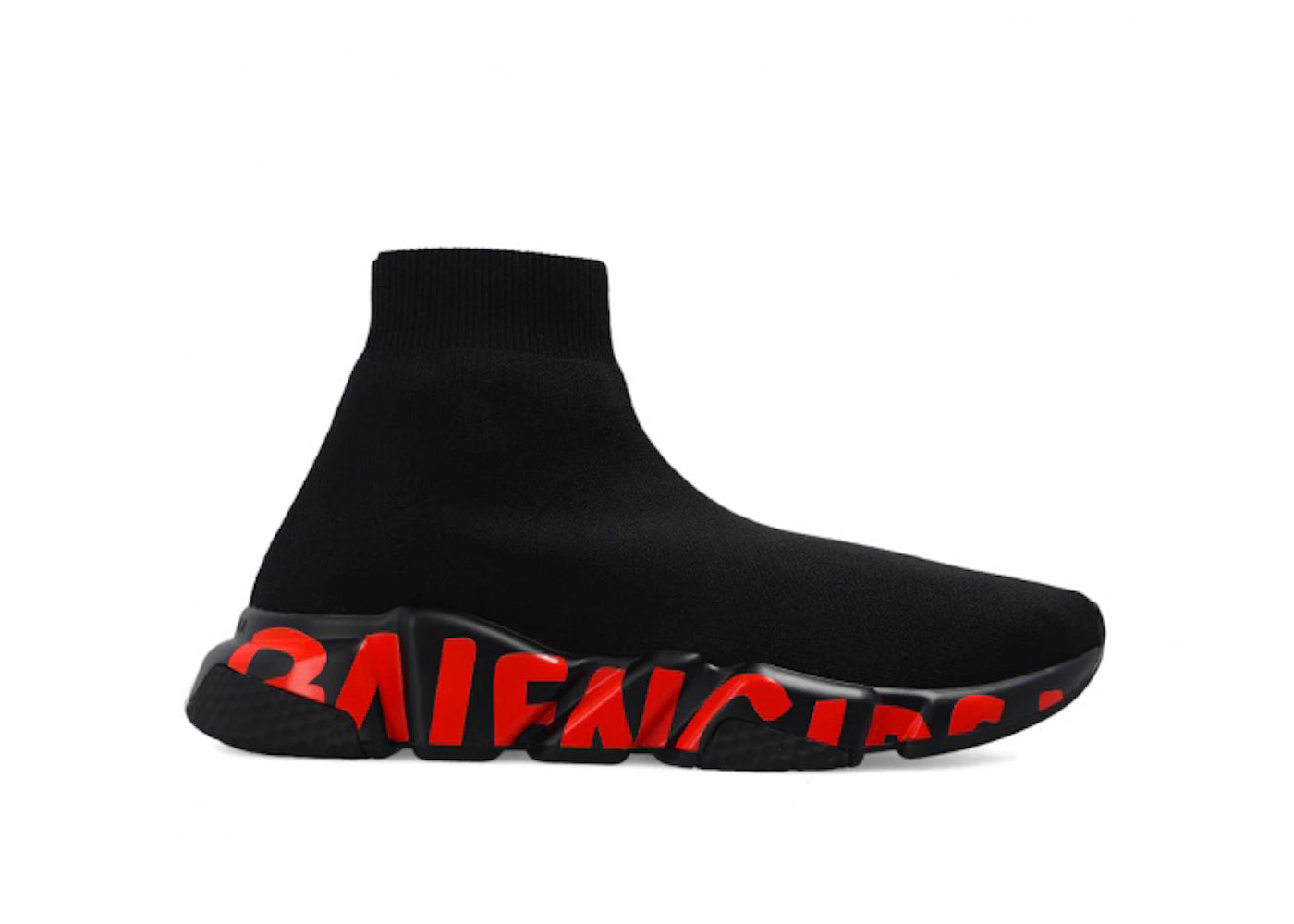 Balenciaga Speed Graffiti Black Red (Women's)