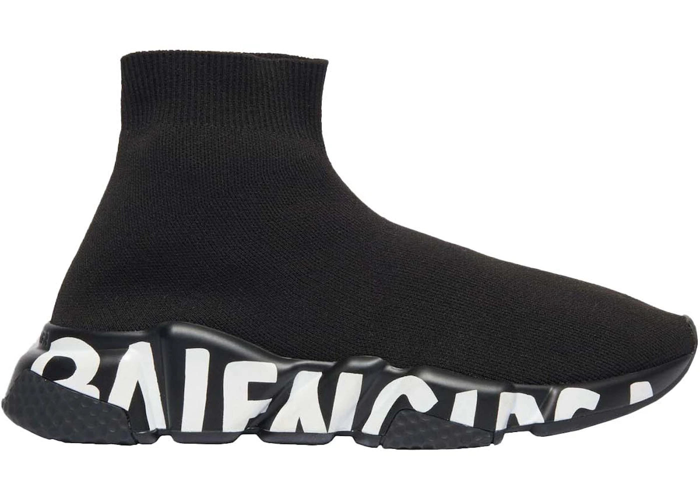 Balenciaga Speed Graffiti Black White (Women's)