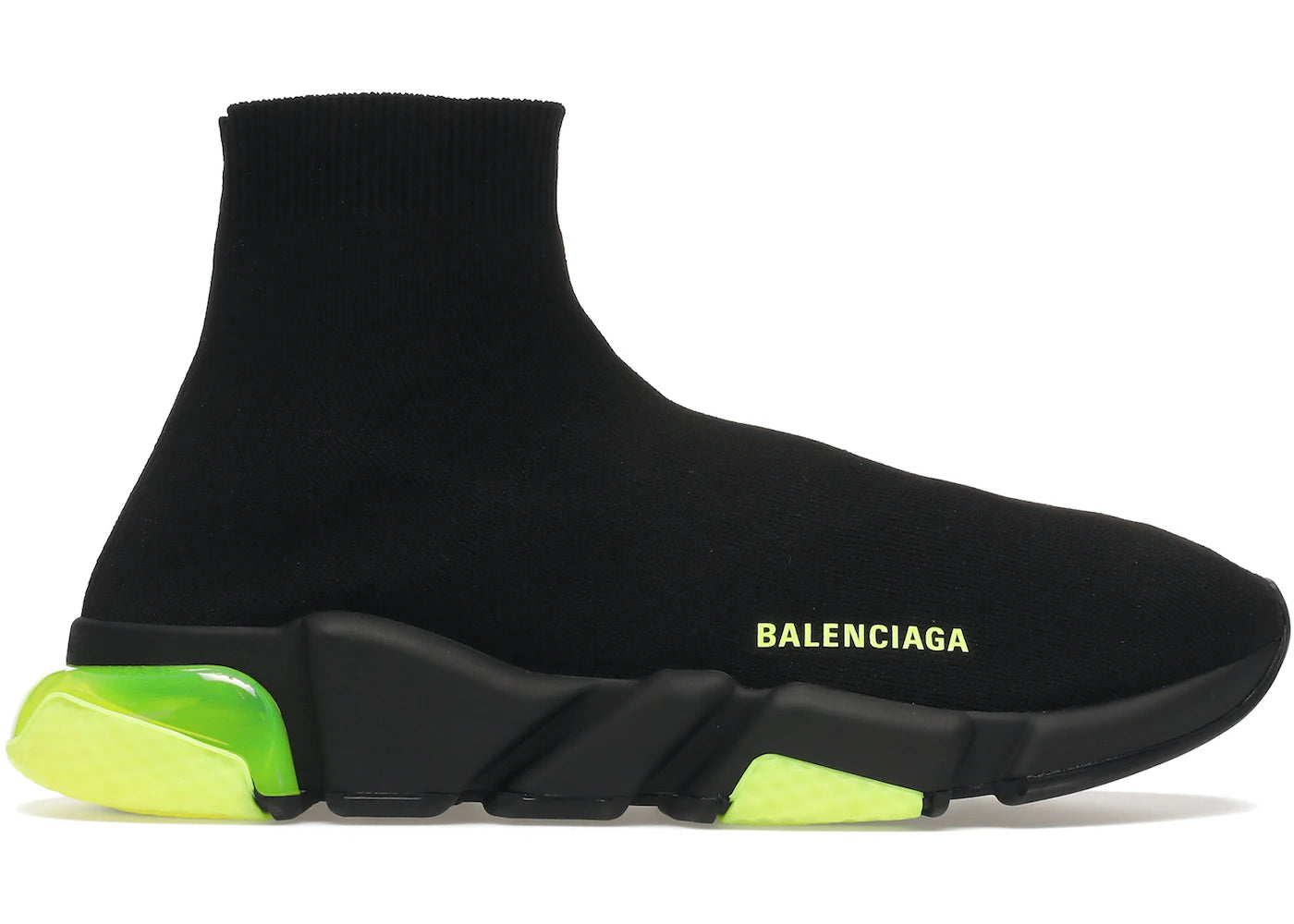Balenciaga Speed Trainer Clearsole Yellow Fluo