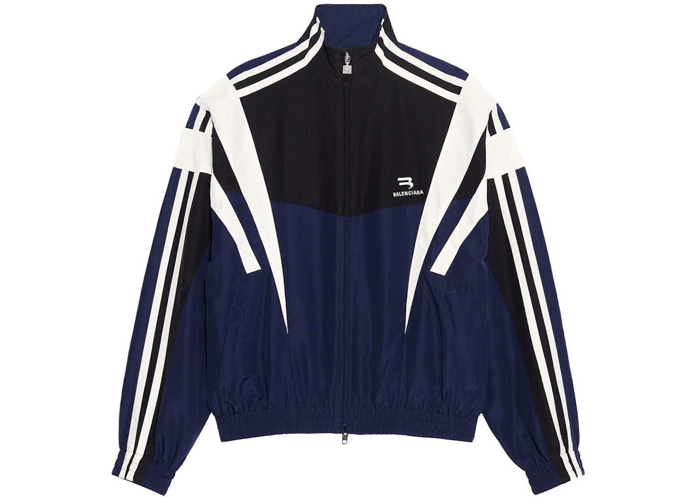 Balenciaga Sporty B Tracksuit Jacket Indigo/Black/White