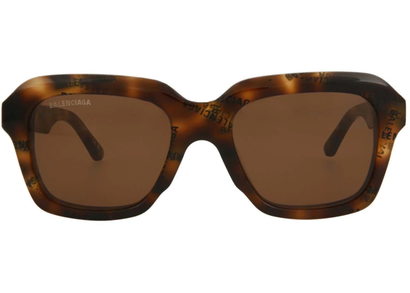 Balenciaga Square-Frame Acetate Sunglasses Havana/Brown (BB0127S-30010039-004-20355)