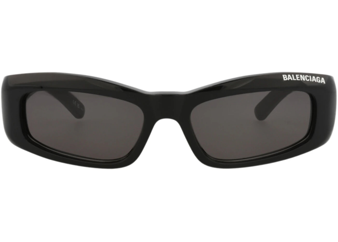 Balenciaga Square-Frame Recycled Acetate Sunglasses Black/Black/Grey (BB0266S-30013986-001)