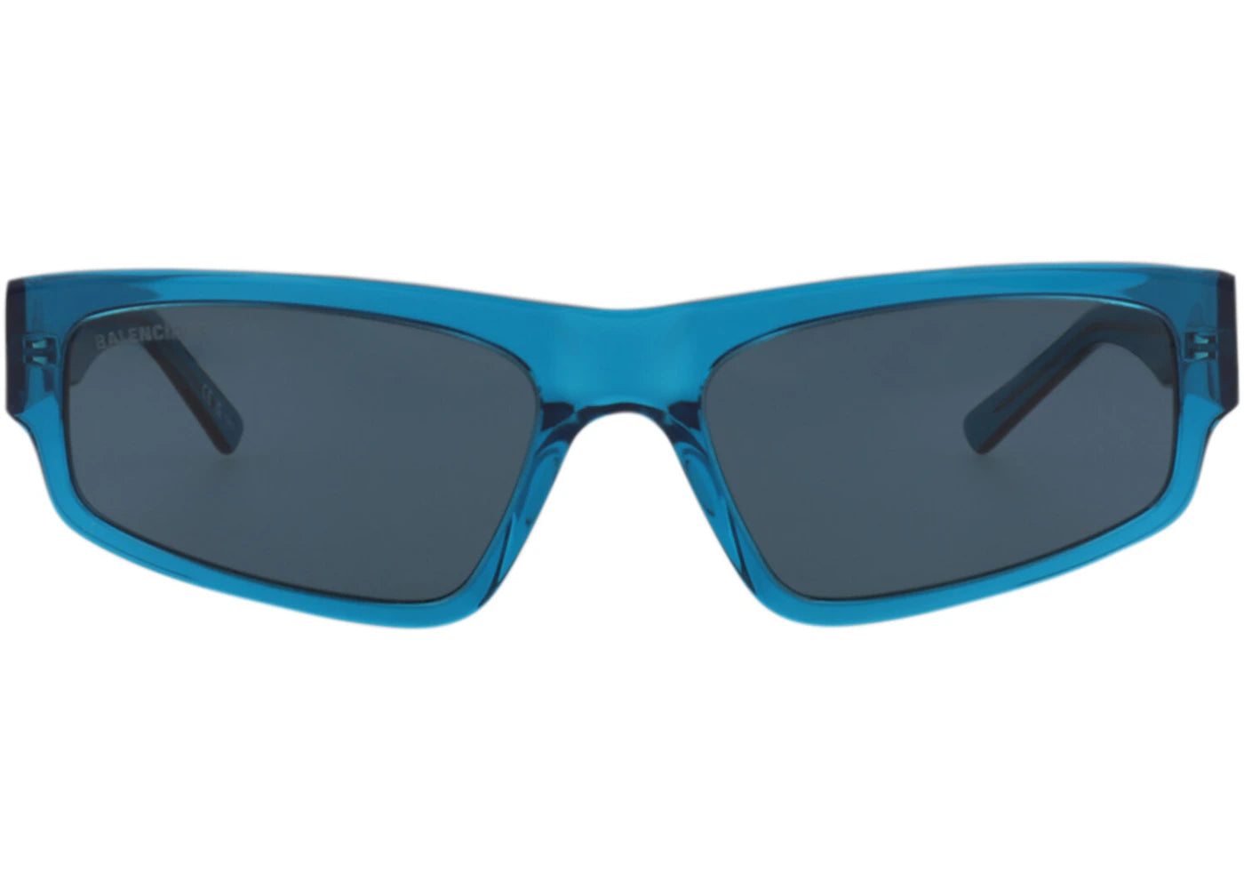 Balenciaga Square-Frame Recycled Acetate Sunglasses Blue/Blue/Blue (BB0305S-30014522-004)
