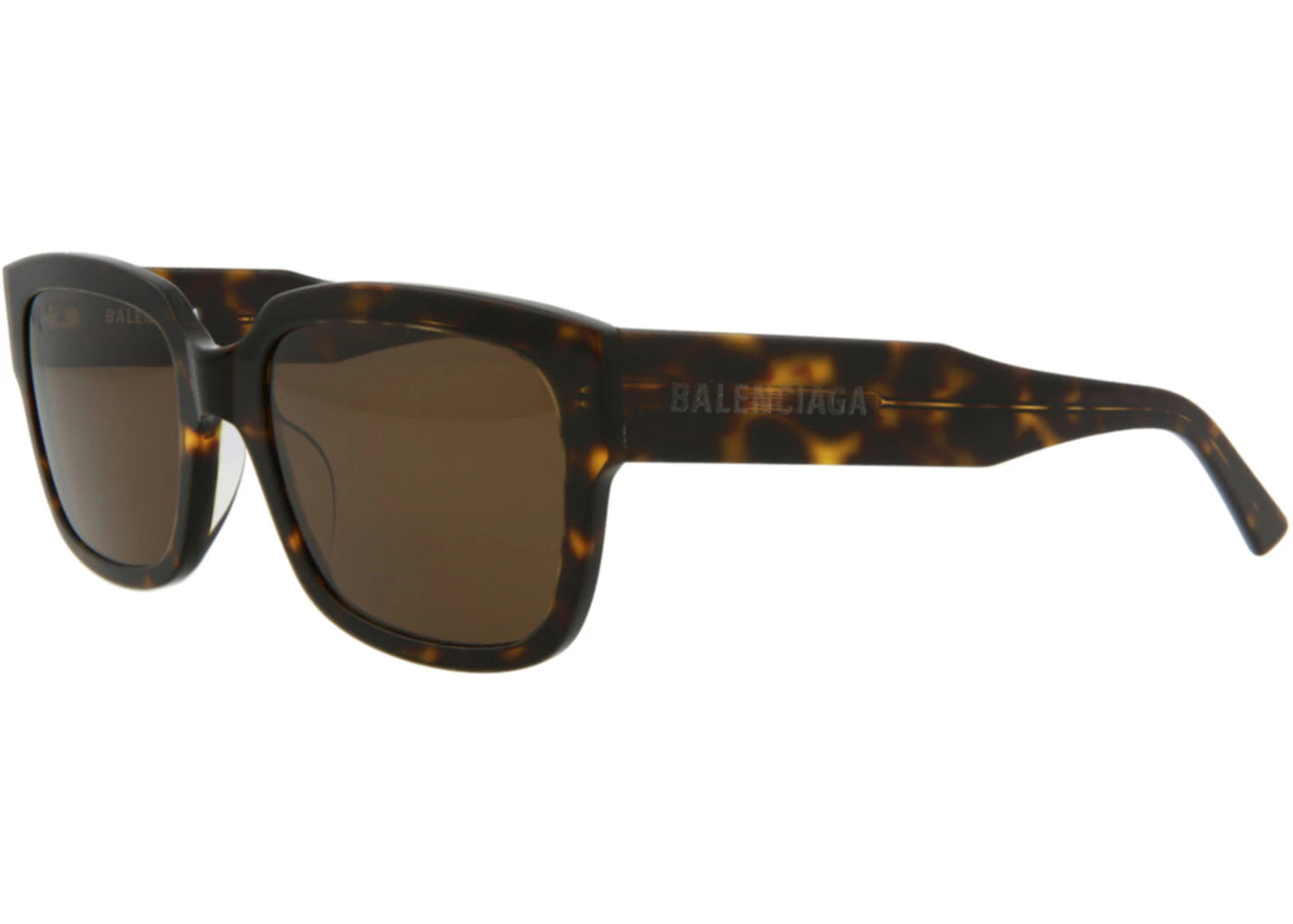 Balenciaga Square Rectangle Sunglasses Havana/Havana Brown (BB0049S-30007967-002)