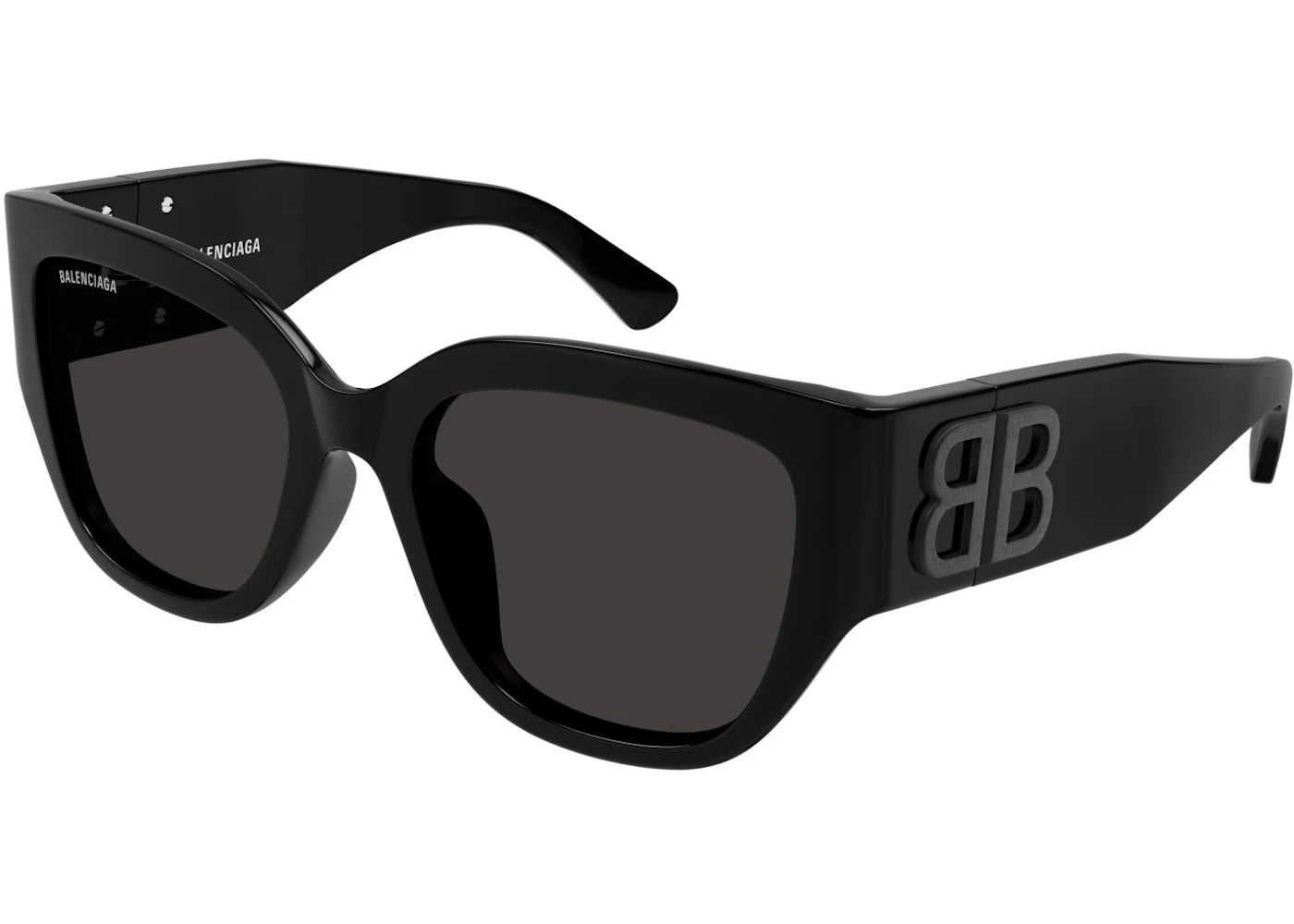 Balenciaga Square Sunglasses Black/Grey (BB0323SK-001)
