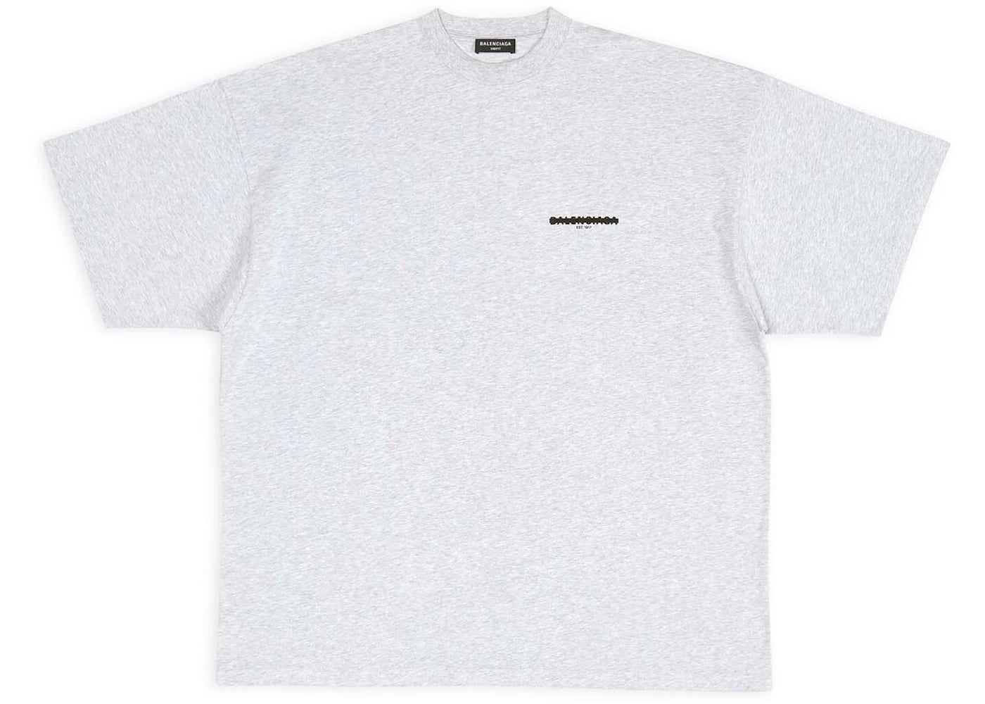 Balenciaga Strike 1917 Oversized T-shirt Grey