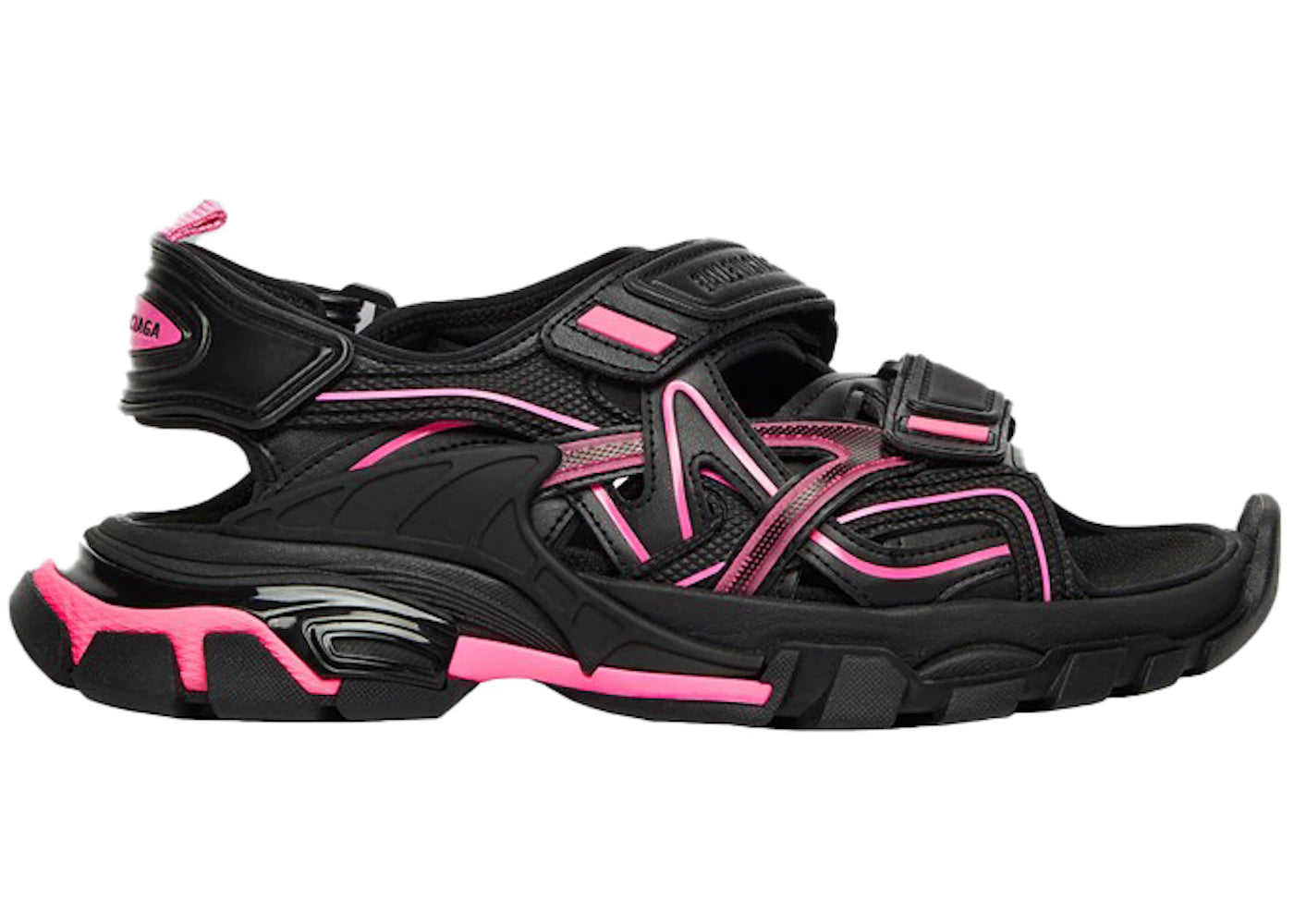 Balenciaga Track Sandal Black Pink (Women's)