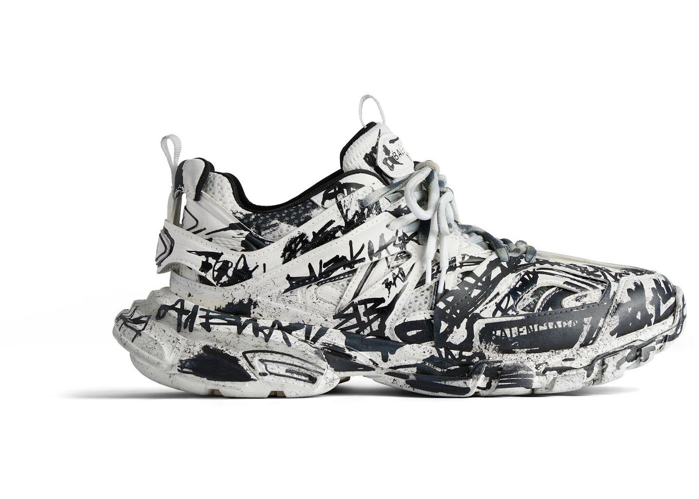 Balenciaga Track White Black Graffiti