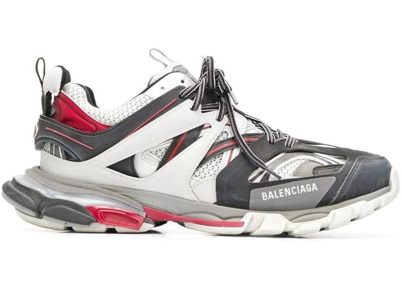 Balenciaga Track White Grey Red