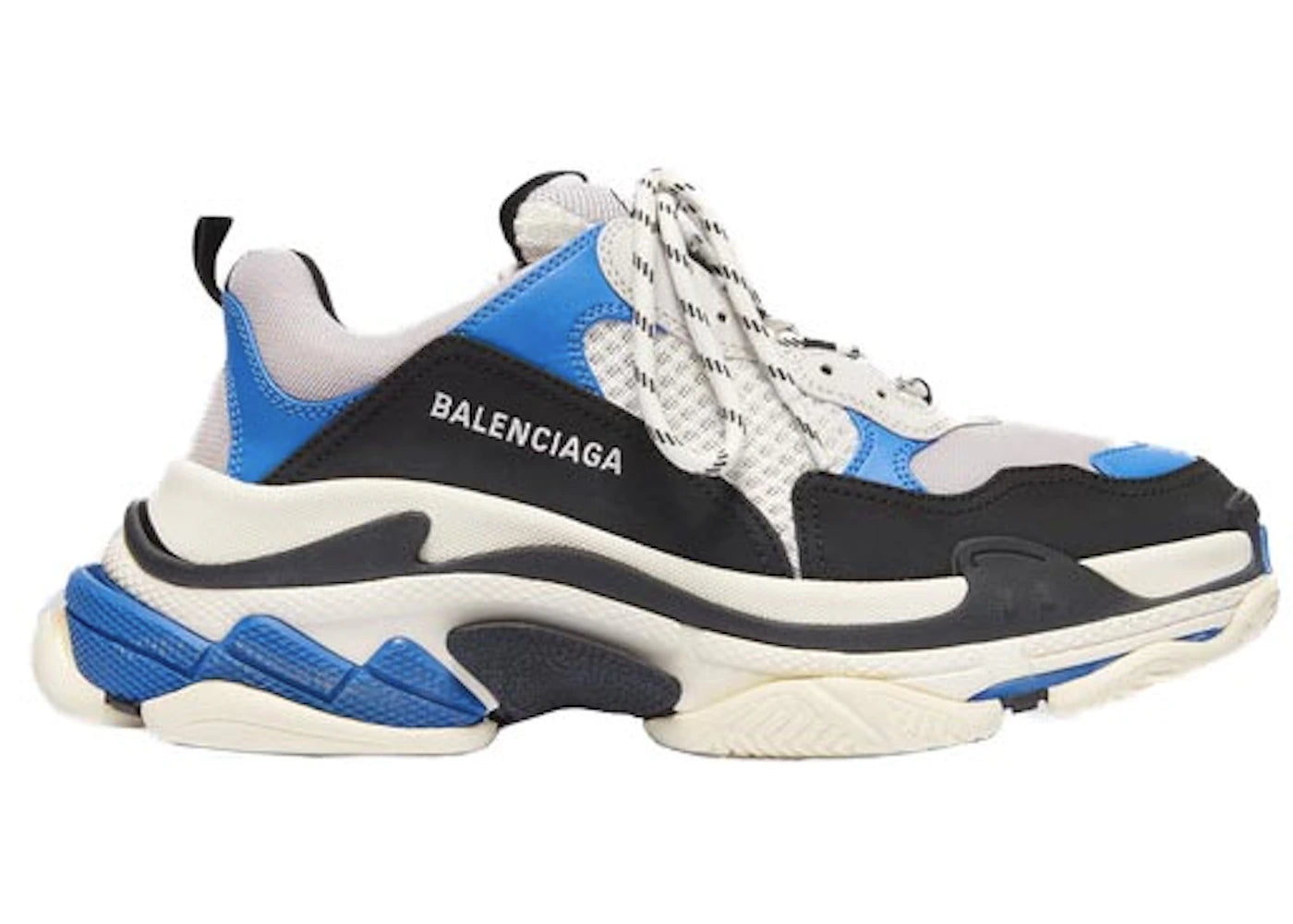 Balenciaga Triple S Black Blue