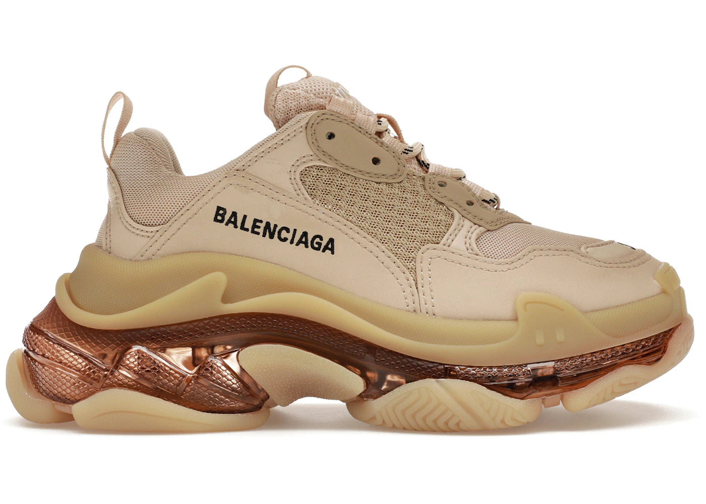 Balenciaga Triple S Clear Sole Beige (Women's)