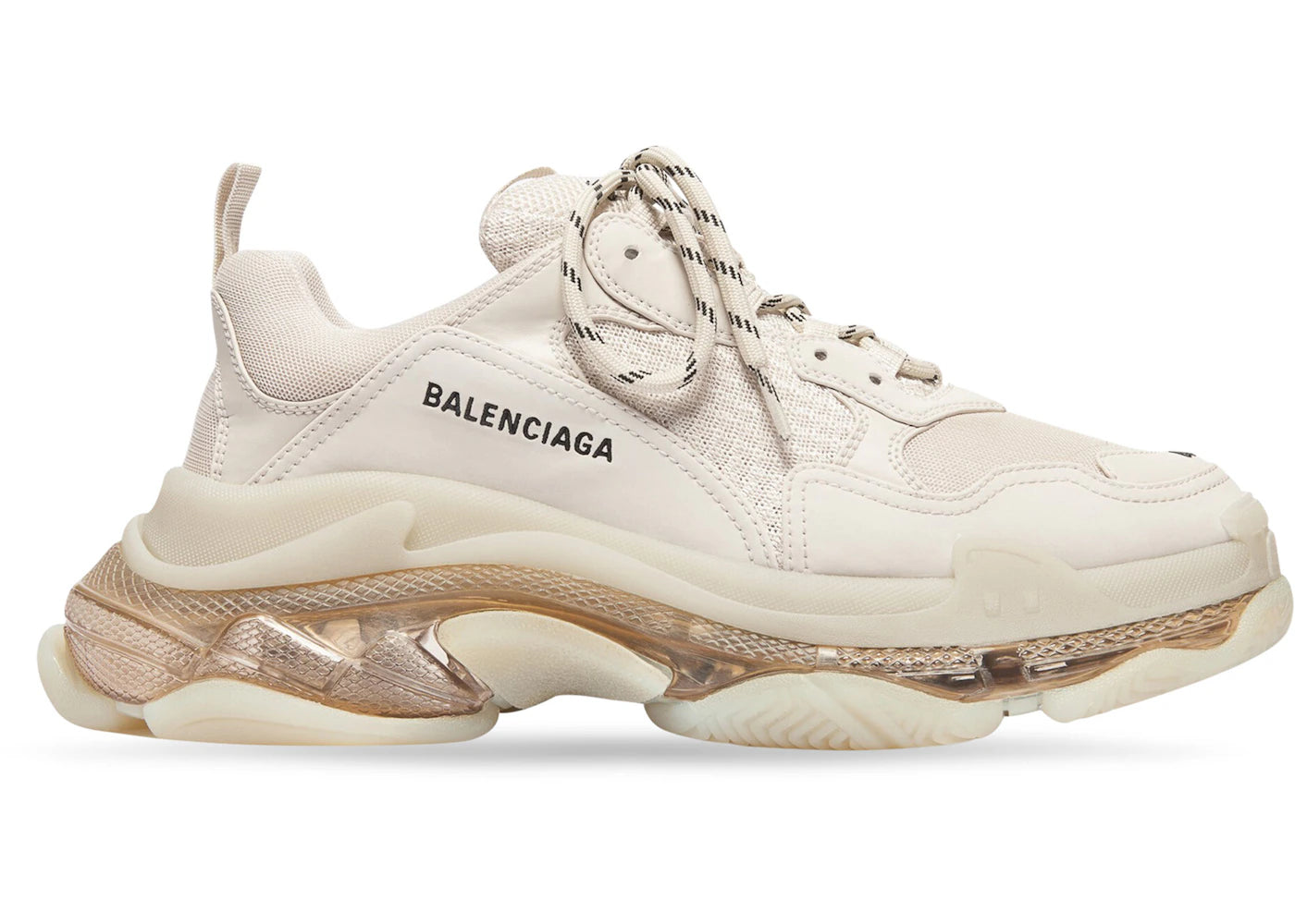 Balenciaga Triple S Clear Sole Beige (Women's)