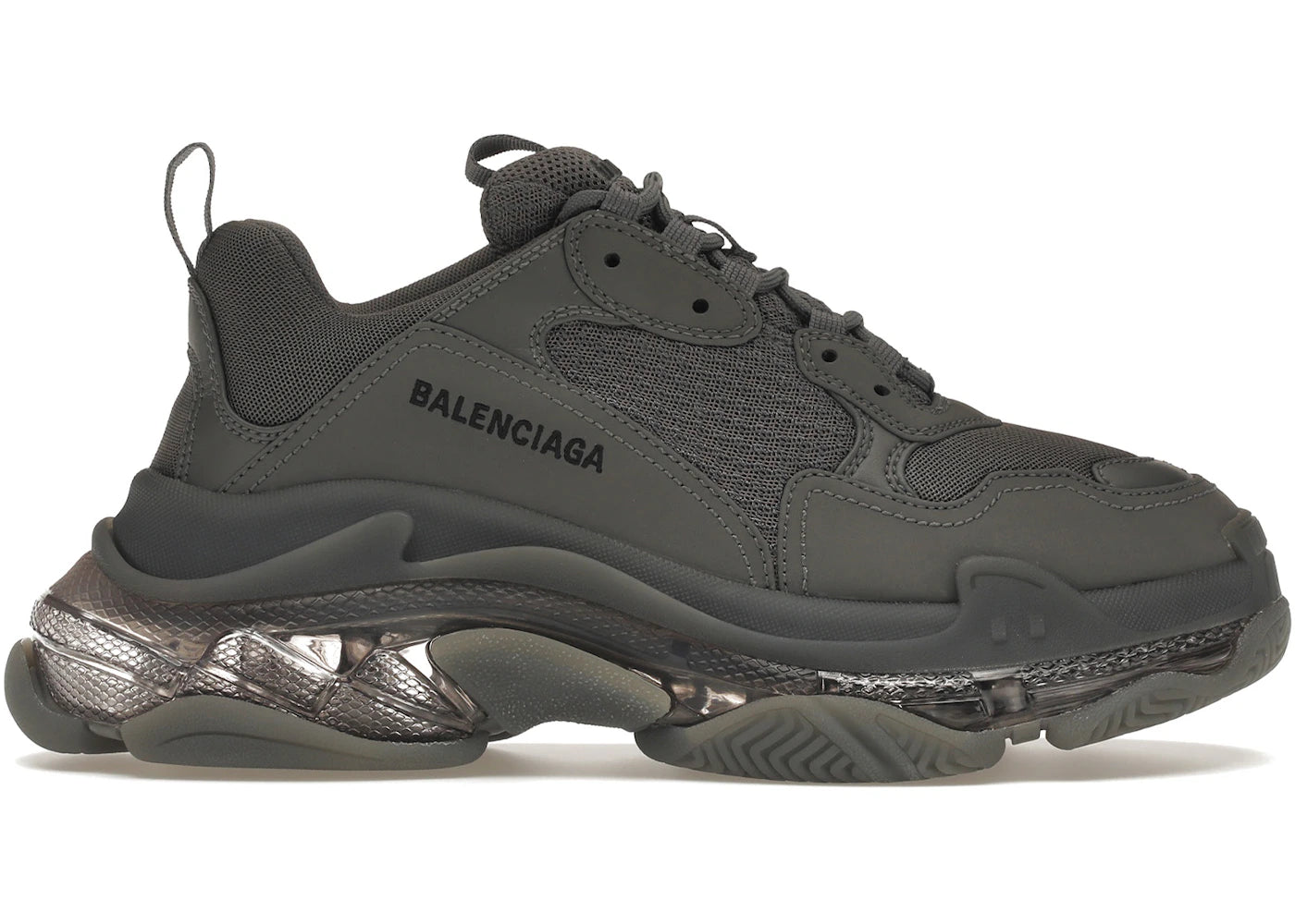 Balenciaga Triple S Clear Sole Dark Grey