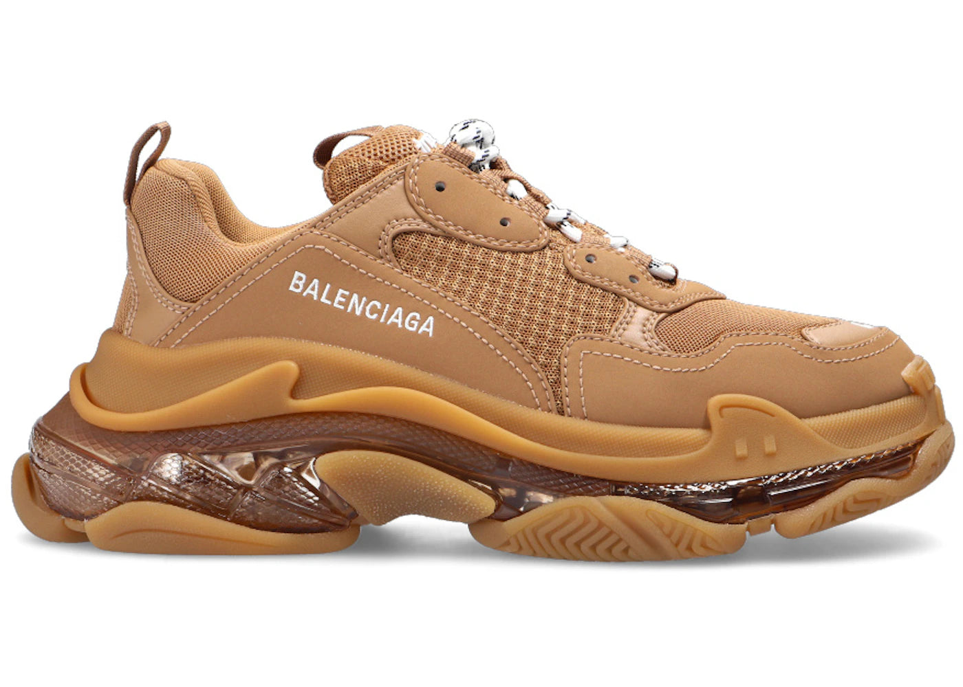 Balenciaga Triple S Clear Sole Light Camel (Women's)