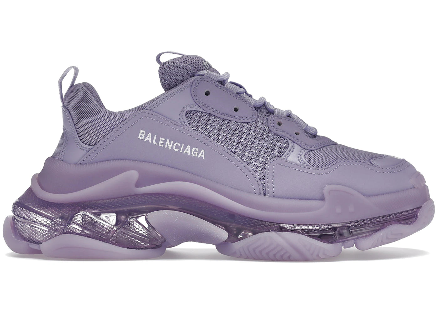 Balenciaga Triple S Clear Sole Purple (Women's)