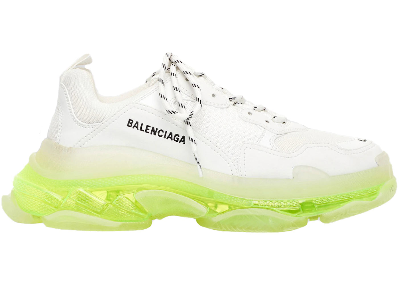 Balenciaga Triple S Clear Sole White Fluo Yellow (Women's)