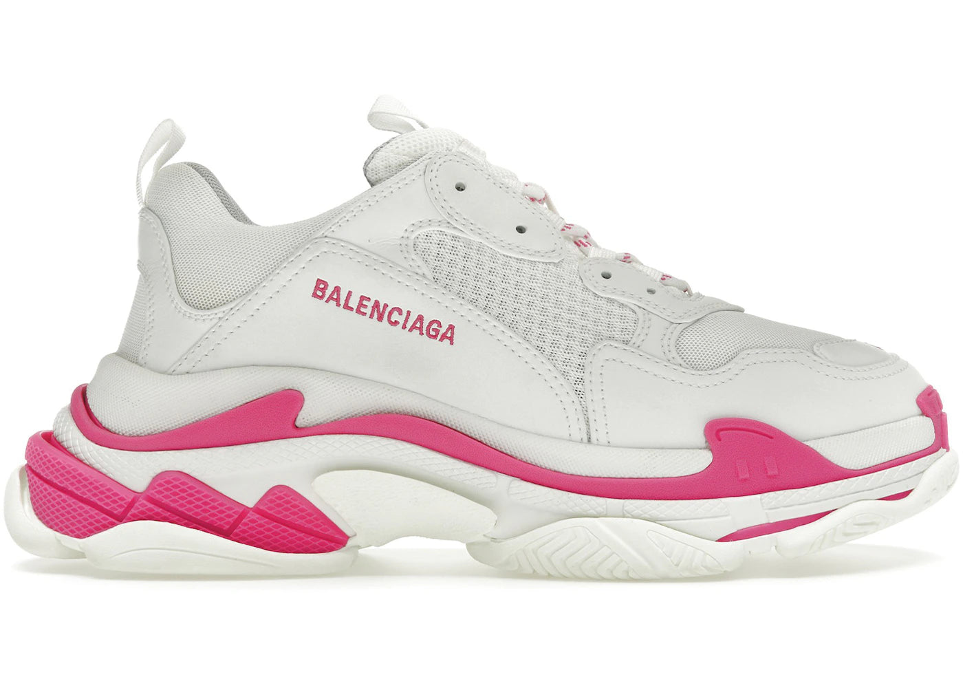 Balenciaga Triple S Fluo Pink White (Women's)