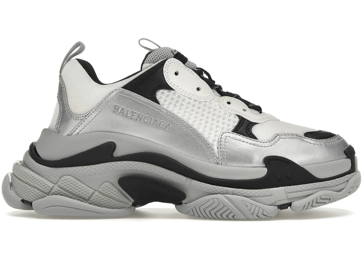 Balenciaga Triple S Grey Metallic