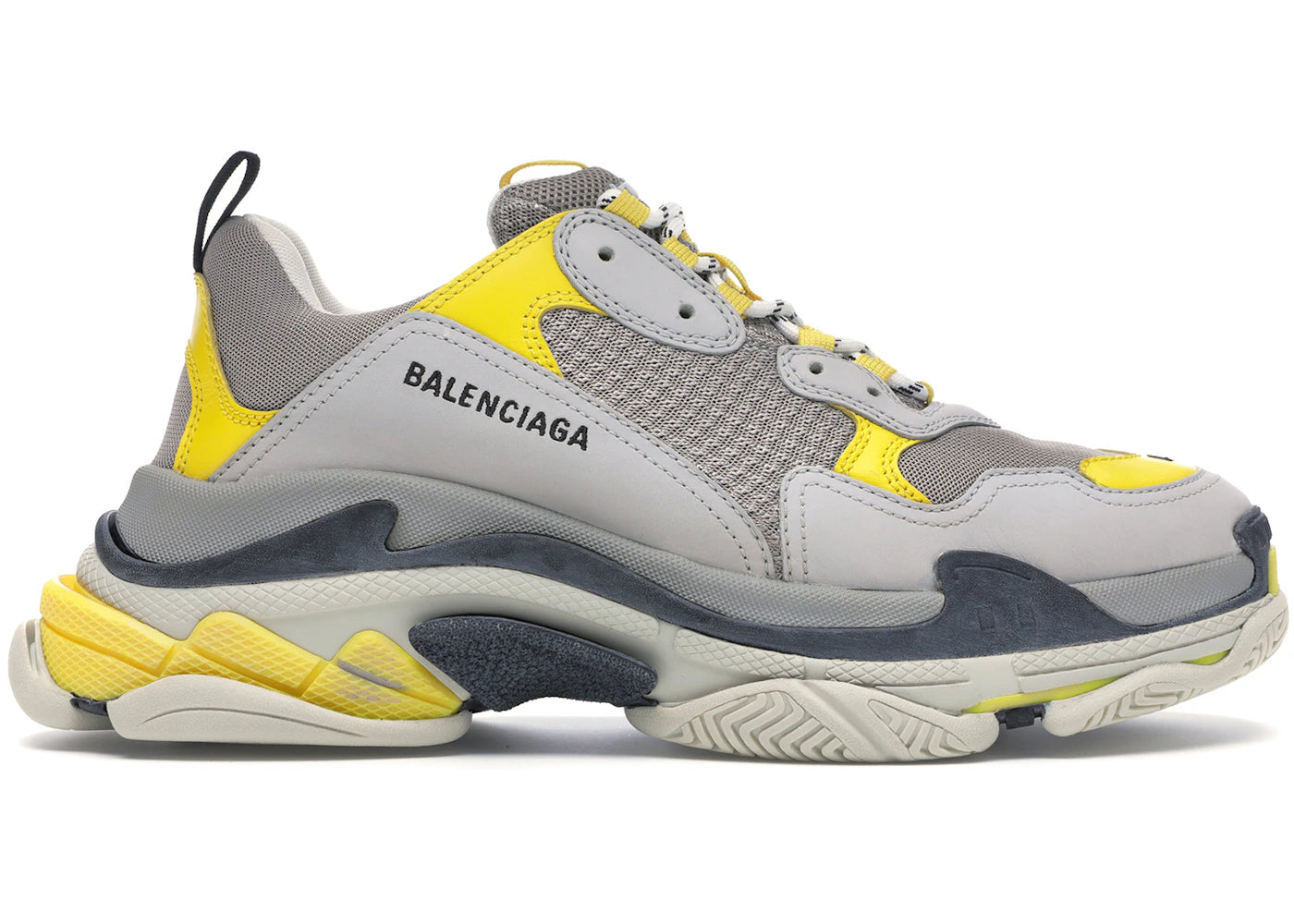 Balenciaga Triple S Grey Yellow Black