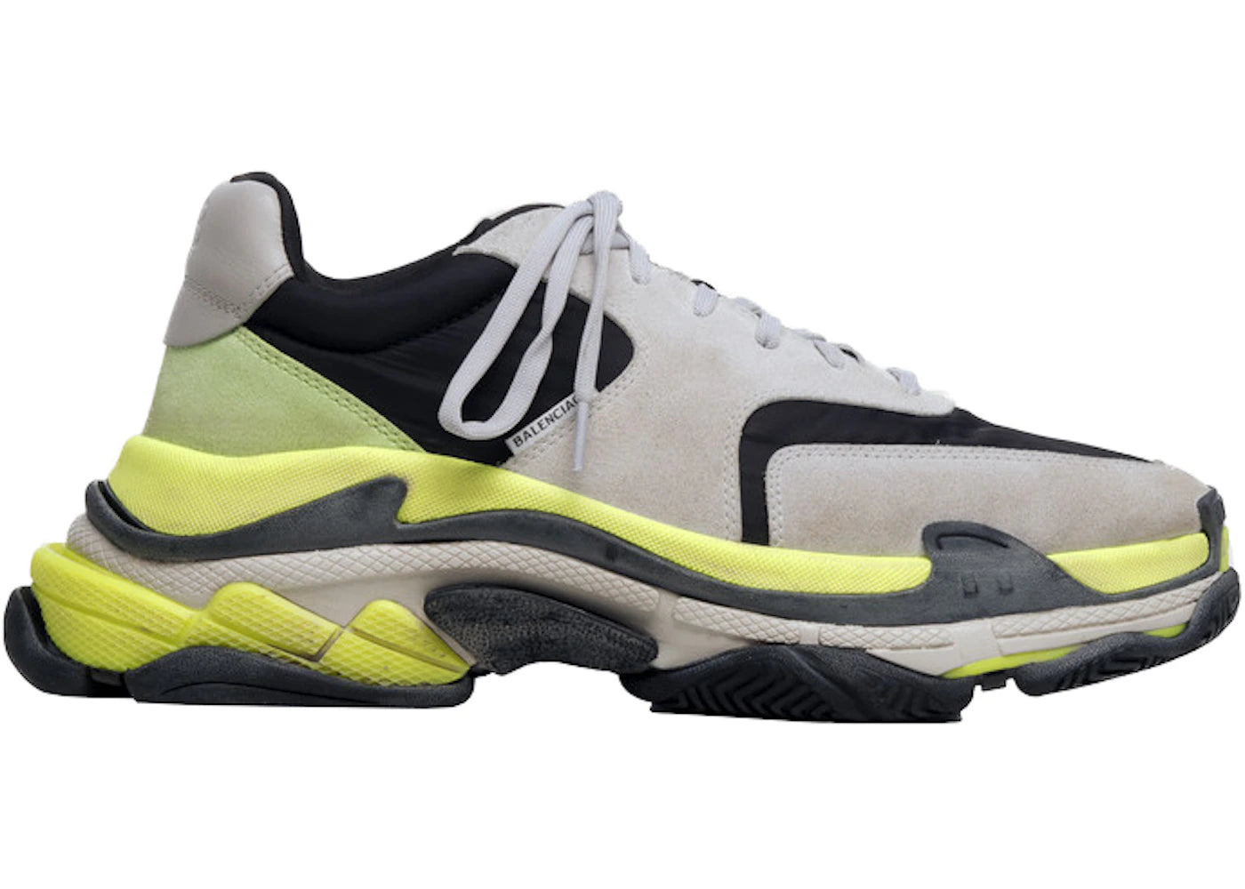 Balenciaga Triple S Grey Yellow