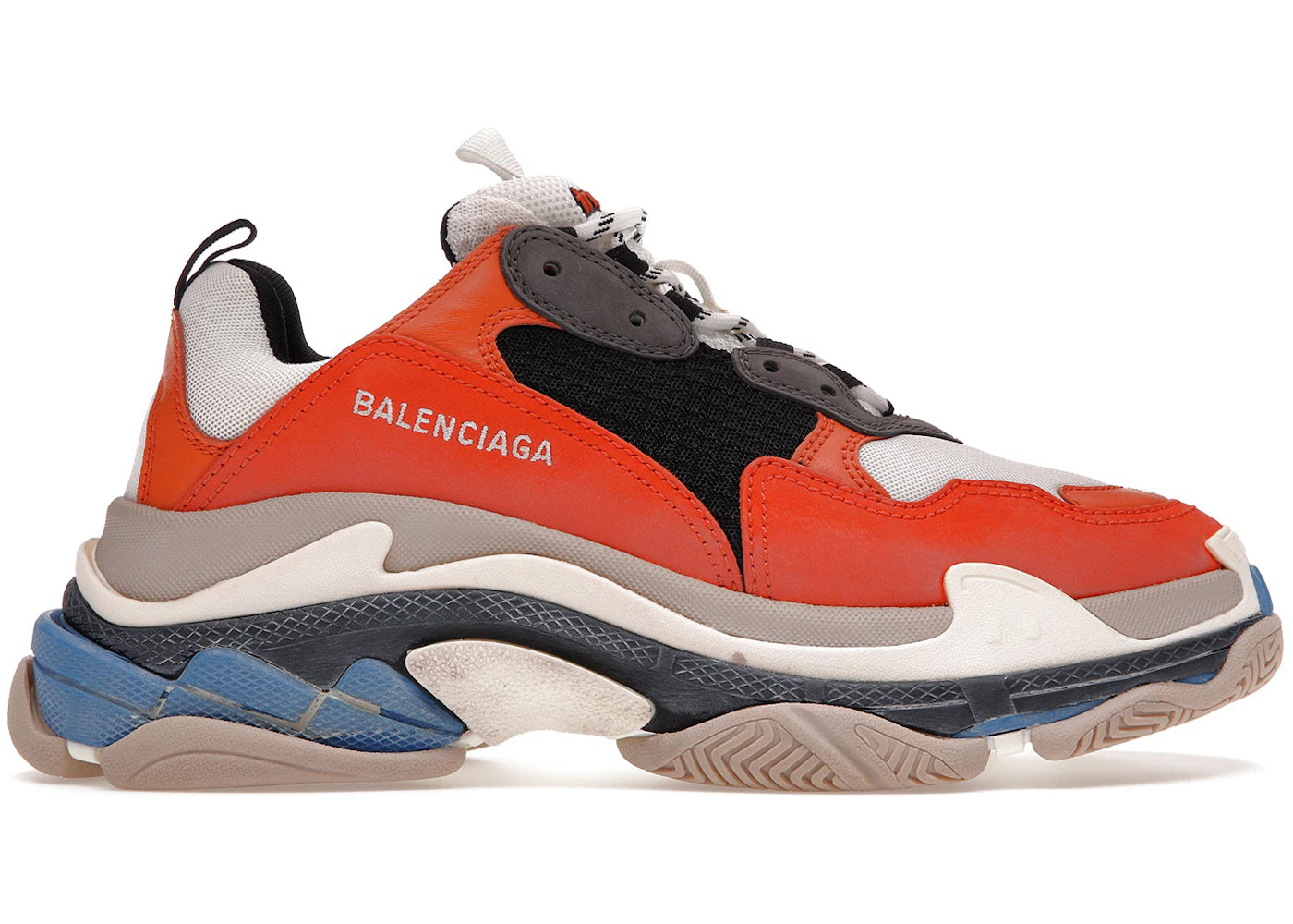 Balenciaga Triple S Orange Grey Black (Women's)