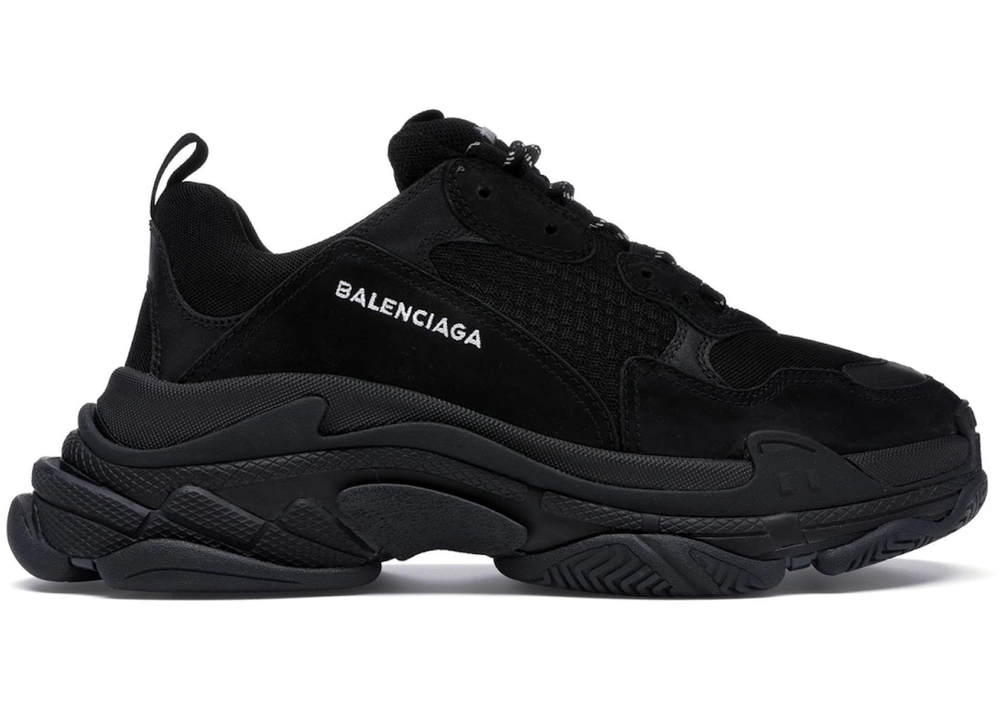 Balenciaga Triple S Triple Black (2018 Reissue) (Nondistressed)