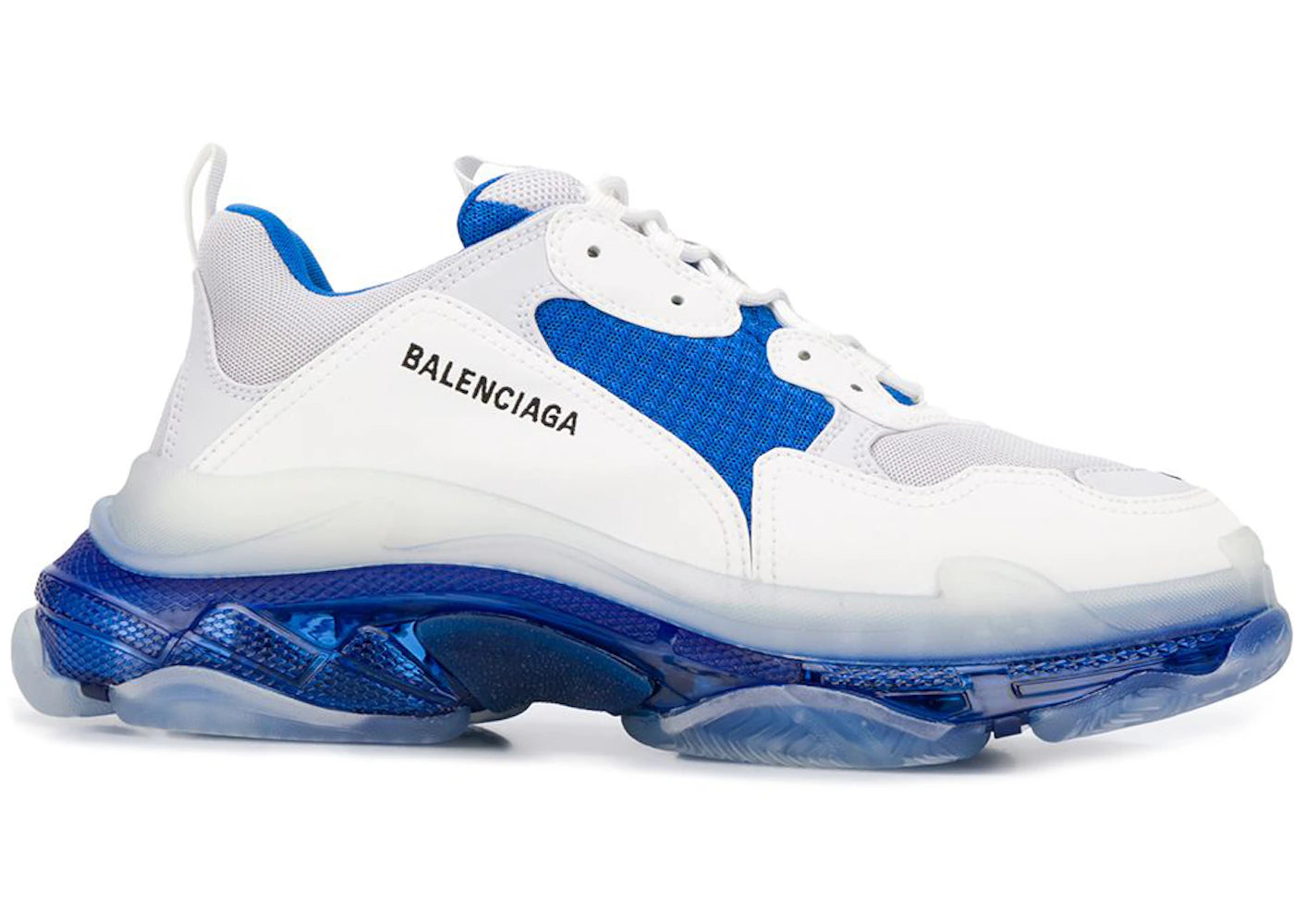 Balenciaga Triple S White Blue