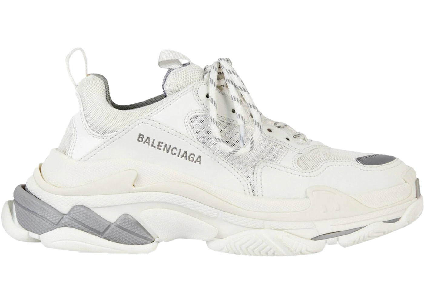 Balenciaga Triple S White Grey (Women's)