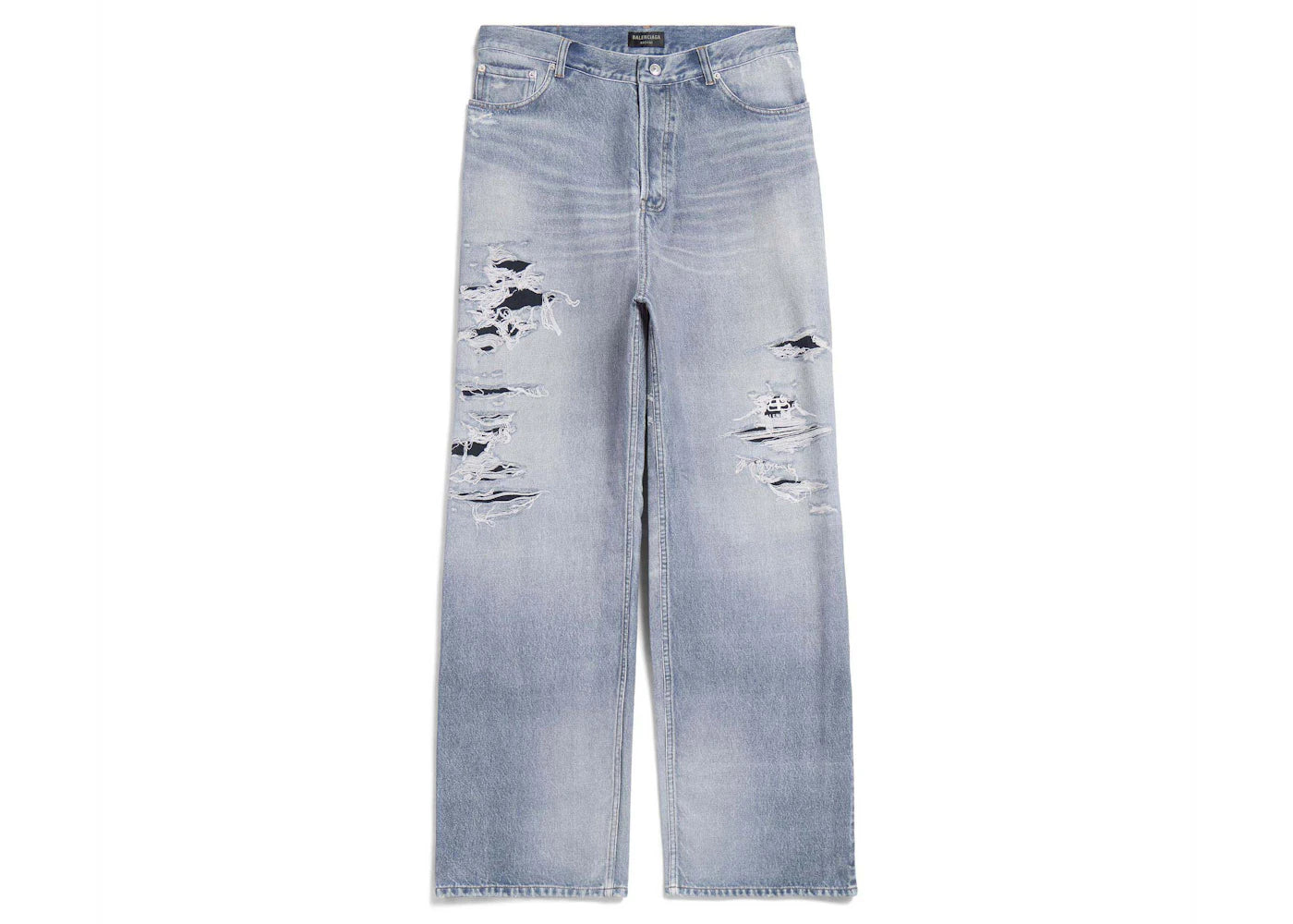 Balenciaga Trompe L'oeil Trousers Blue