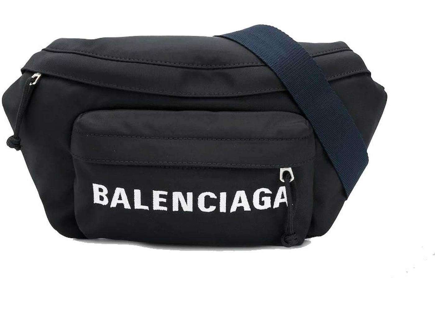 Balenciaga Wheel Belt Bag Black Navy