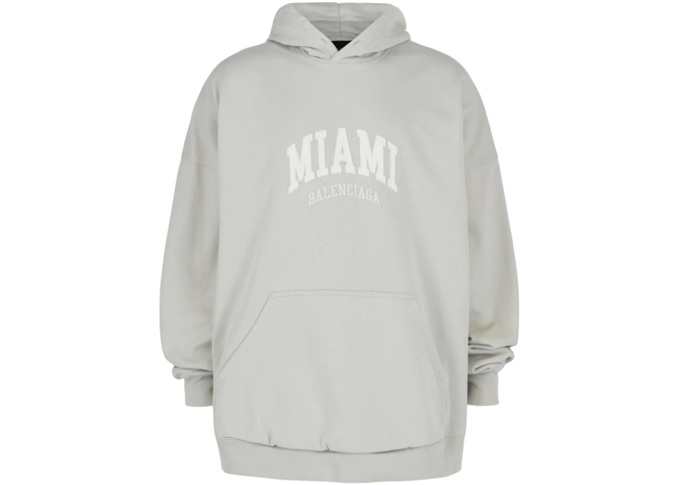 Balenciaga Wide Fit Hoodie Shell White