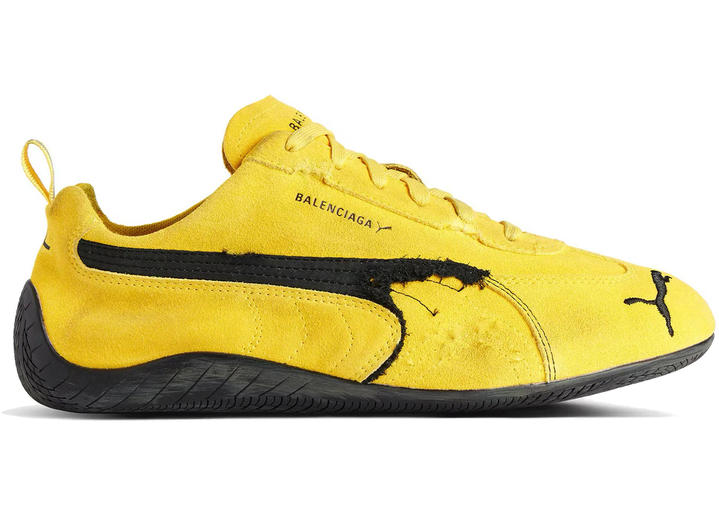 Balenciaga x Puma Speedcat Suede Distressed Yellow Black