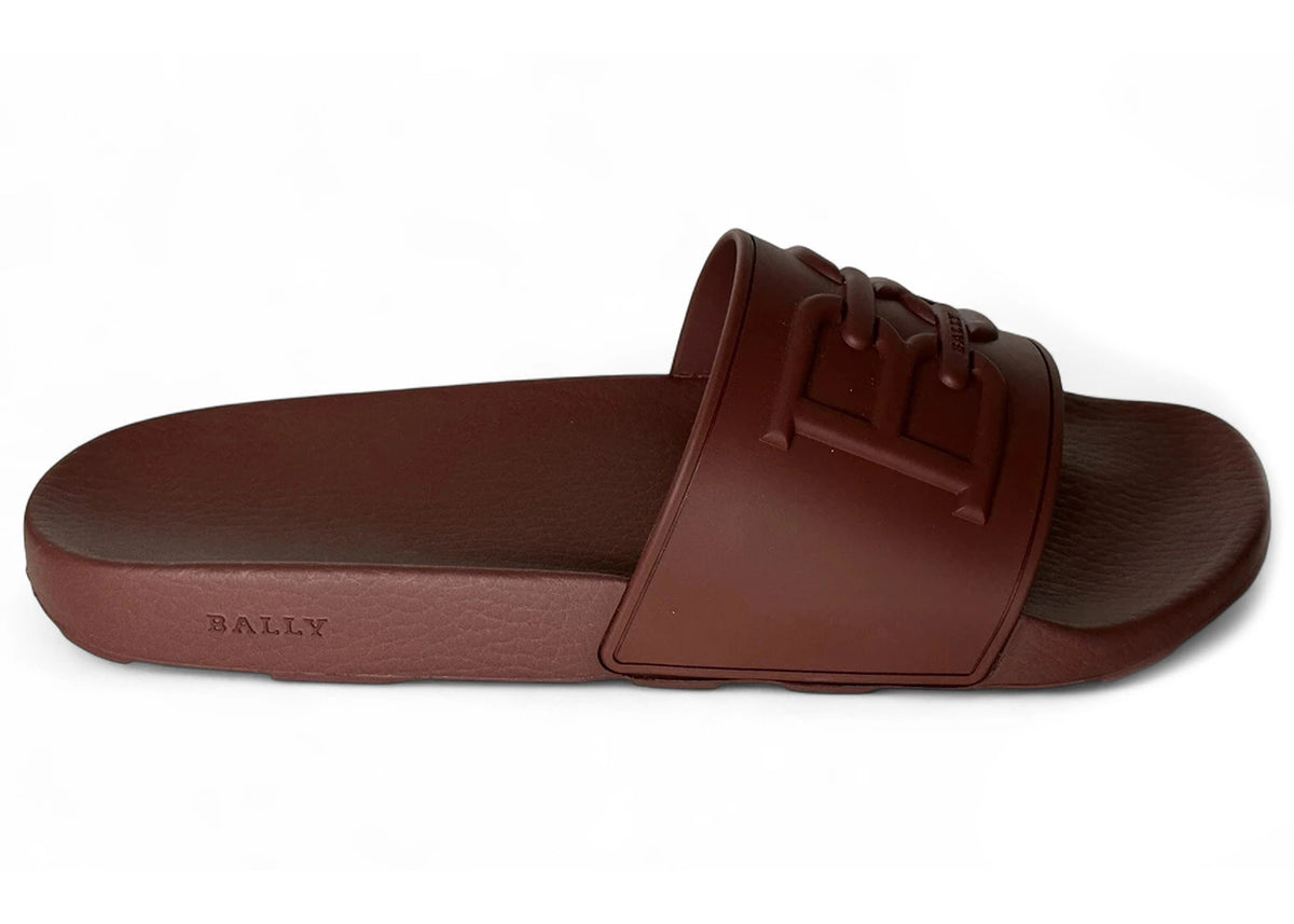 Bally Scotty Rubber Sandal Heritage Red