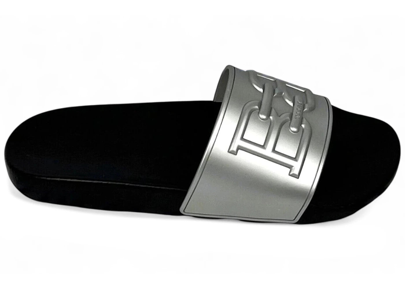 Bally Scotty Rubber Sandal Silver Black