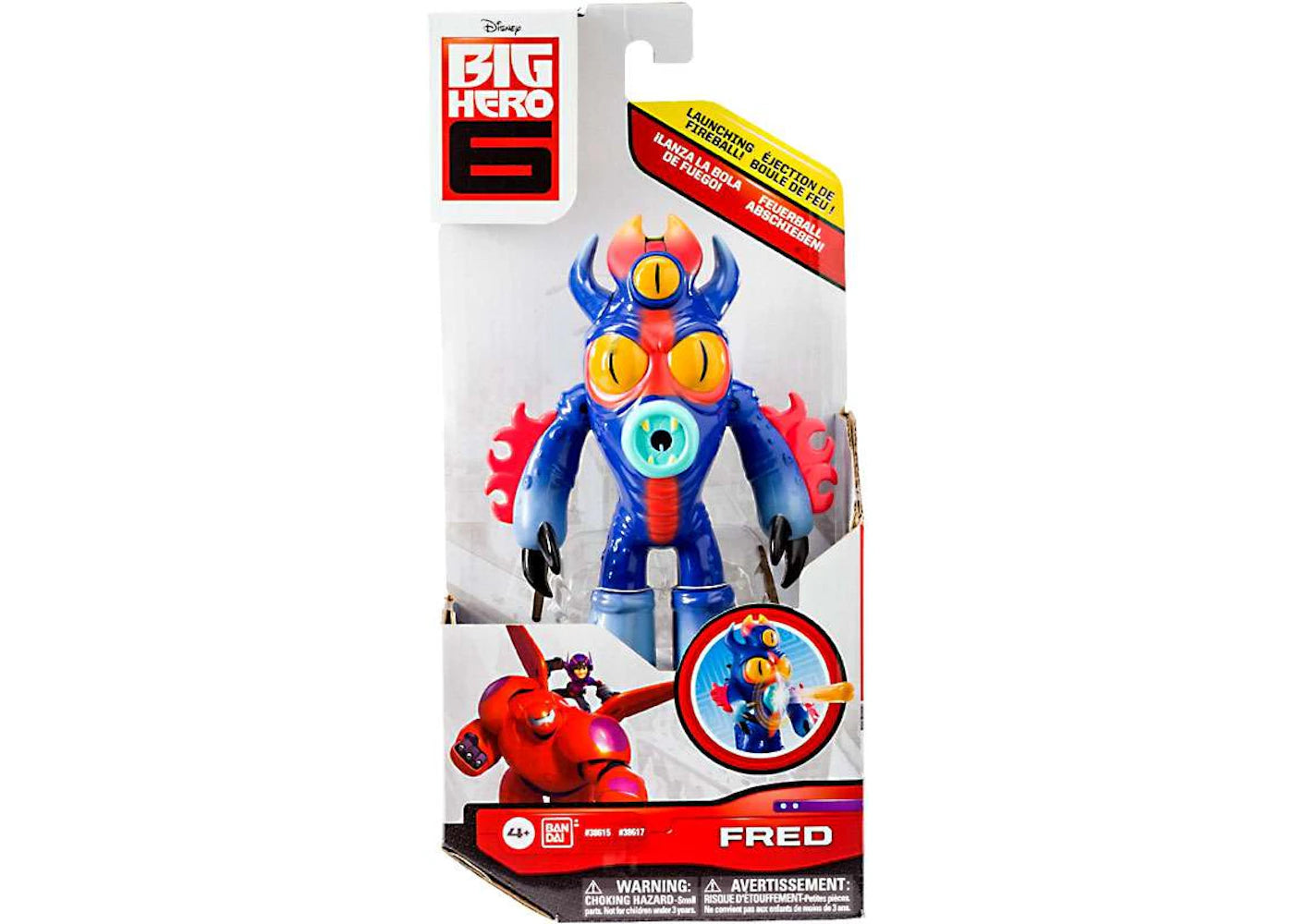 Bandai America Disney Big Hero 6 Fred Action Figure