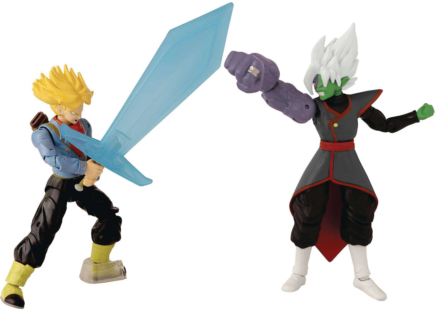 Bandai America Dragon Ball Dragon Stars Future Trunks vs. Fusion Zamasu Action Figure 2-Pack