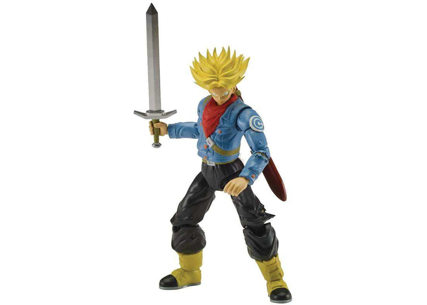 Bandai America Dragon Ball Dragon Stars Series 3 Super Saiyan Future Trunks Fusion Zamasu BAF Action Figure