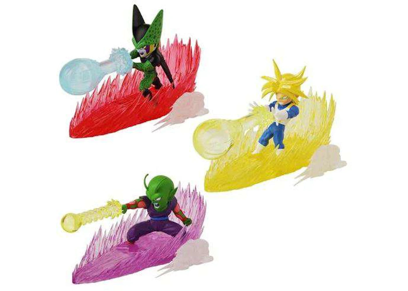 Bandai America Dragon Ball Final Blast Piccolo, Perfect Cell & SS Future Trunks Action Figure Set