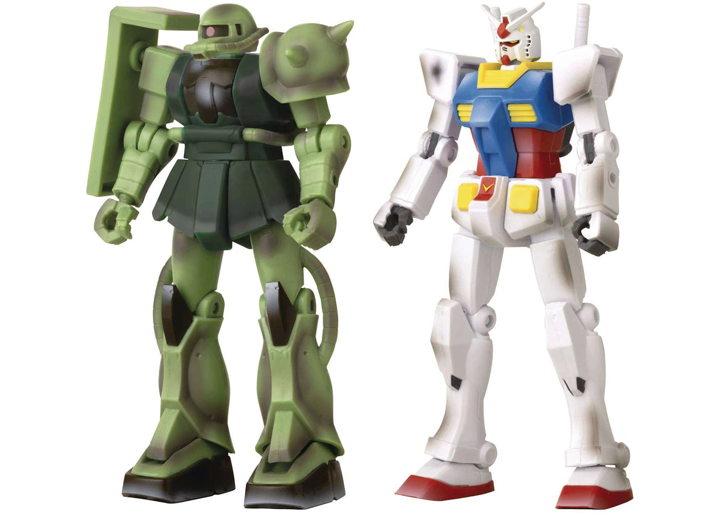 Bandai America Gundam Infinity Epic Battle RX-78-02 Gundam vs. MS-06 Zaku II Action Figure 2-Pack
